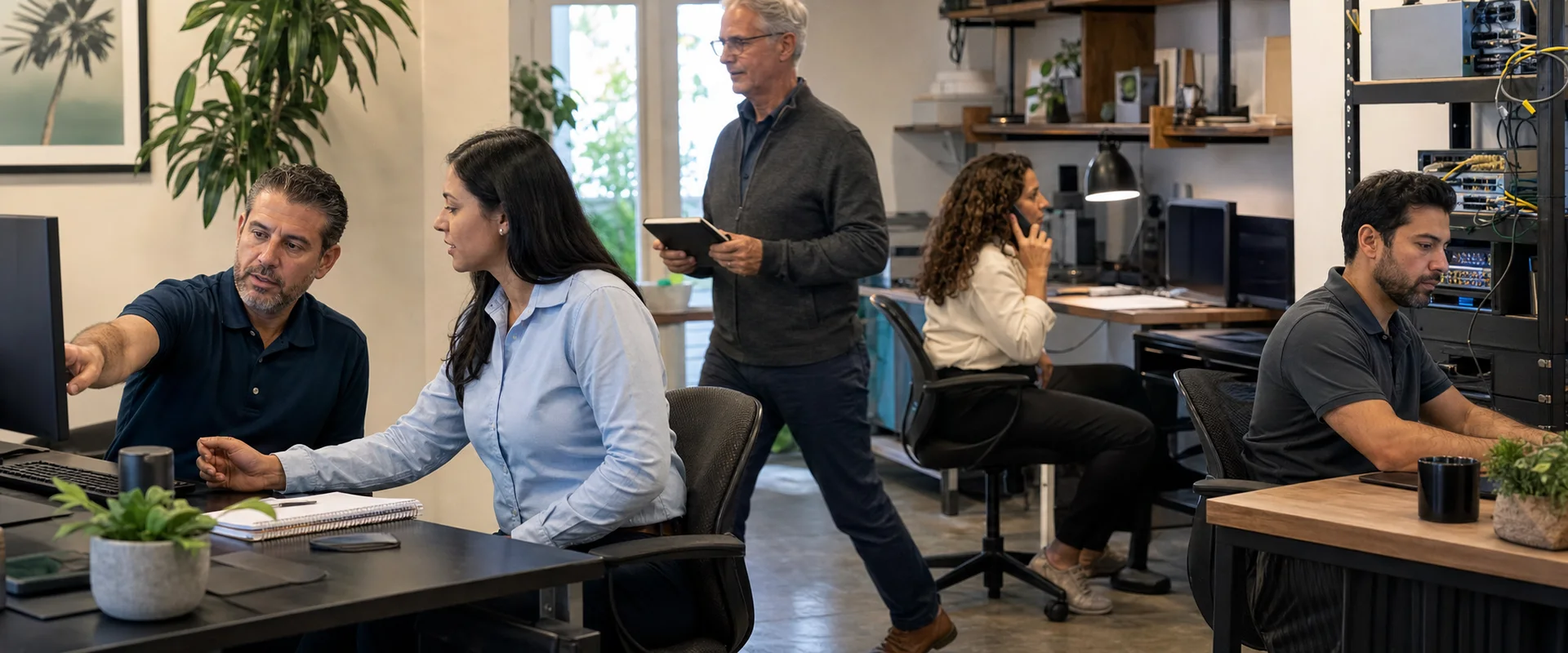 Network Data Services team supporting business technology